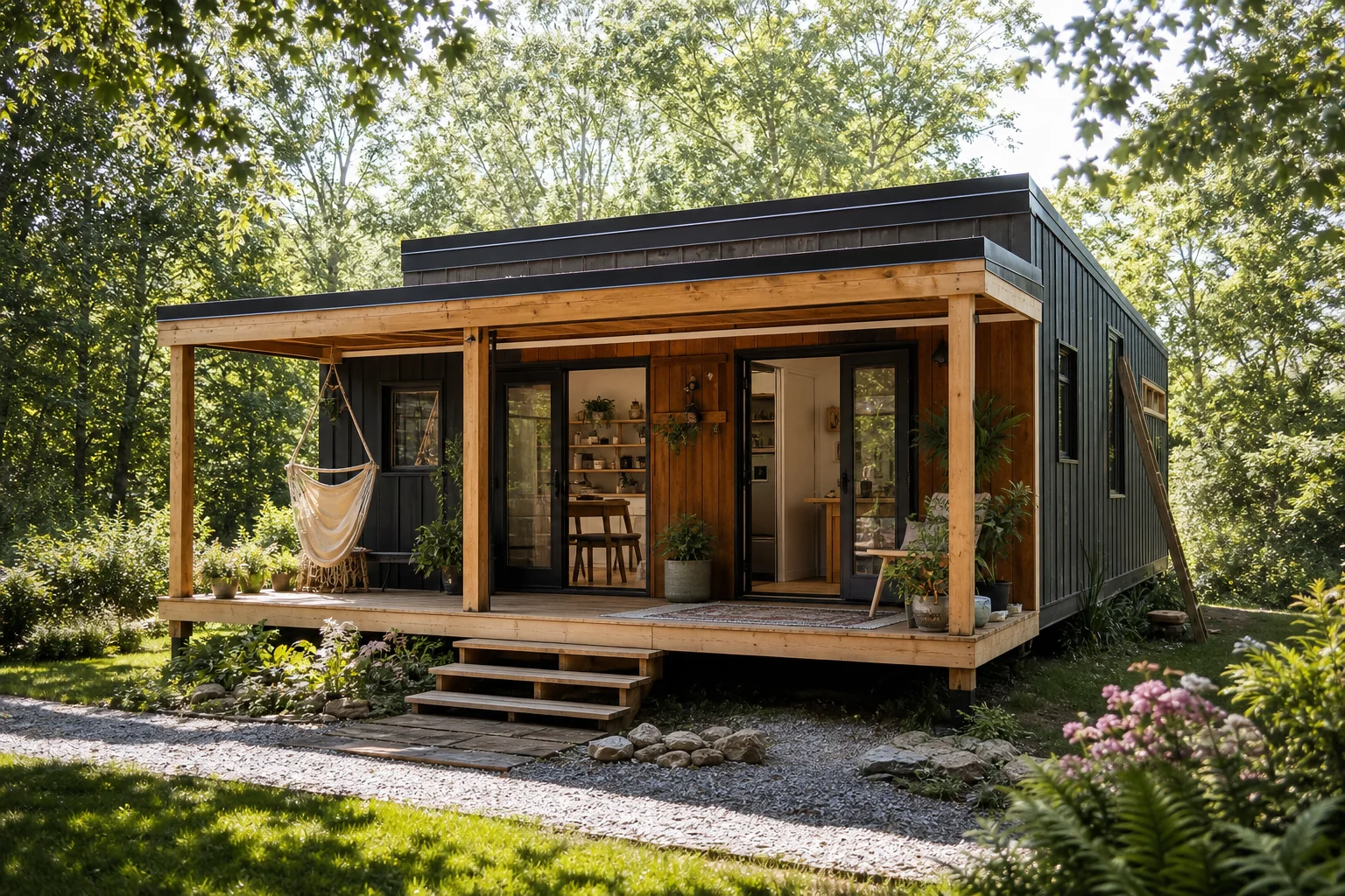 Eine allgemeine Szene zum Thema „Tinde: Extra breites Tiny House mit Veranda und mehreren Schlafbereichen“. Sie zeigt nicht das konkrete Modell, Gebäude oder Produkt aus dem Beitrag, sondern etwas Typisches, das dazu passt.